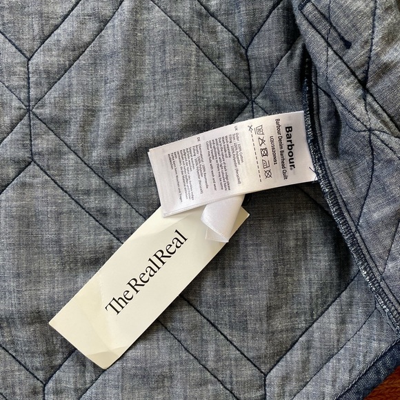 Barbour Barrhead Denim Quilted Jacket XXL - Picture 7 of 7
